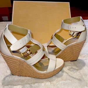 Michael Kors Espadrilles Wedge Sandals Size 6.5
